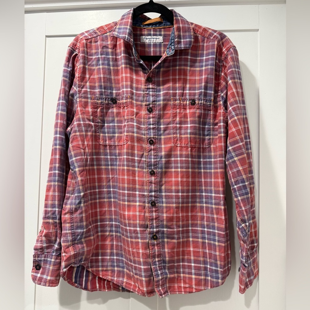 Tommy Bahama‎ Red and Blue Plaid Shirt